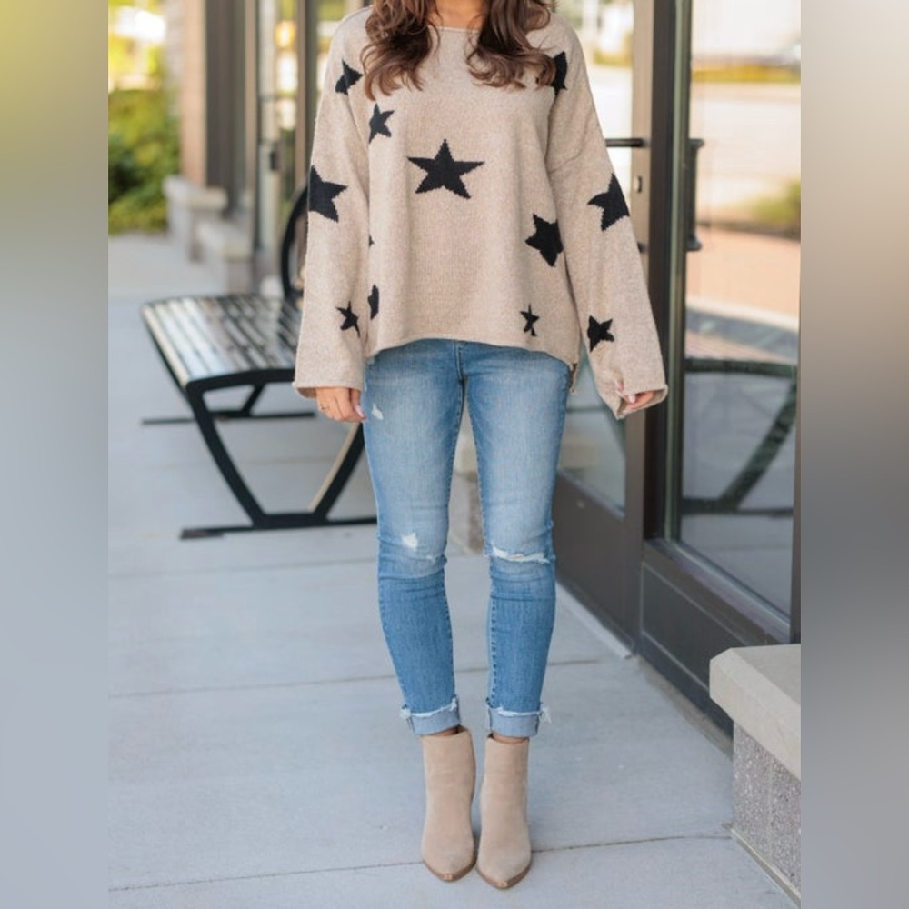 Bibi Star Patterned Sweater